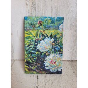 OG our generation picture Floral flower canvas 6x4 wall home decor peonies